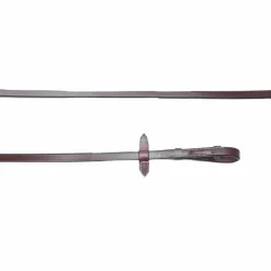 Rênes Et Arrêtoirs De Rênes*Jump'In - Rênes en cuir lisse Week acajou Marron