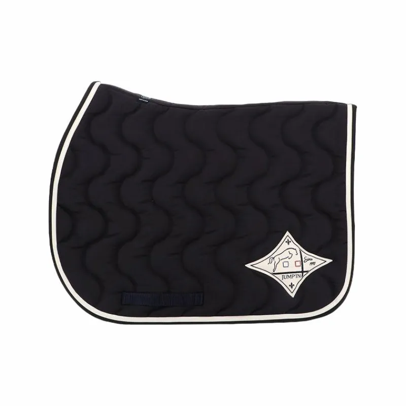 Tapis Cso/ Mixtes|Tapis De Selle*Jump'In - Tapis de selle / blanc/ Marine
