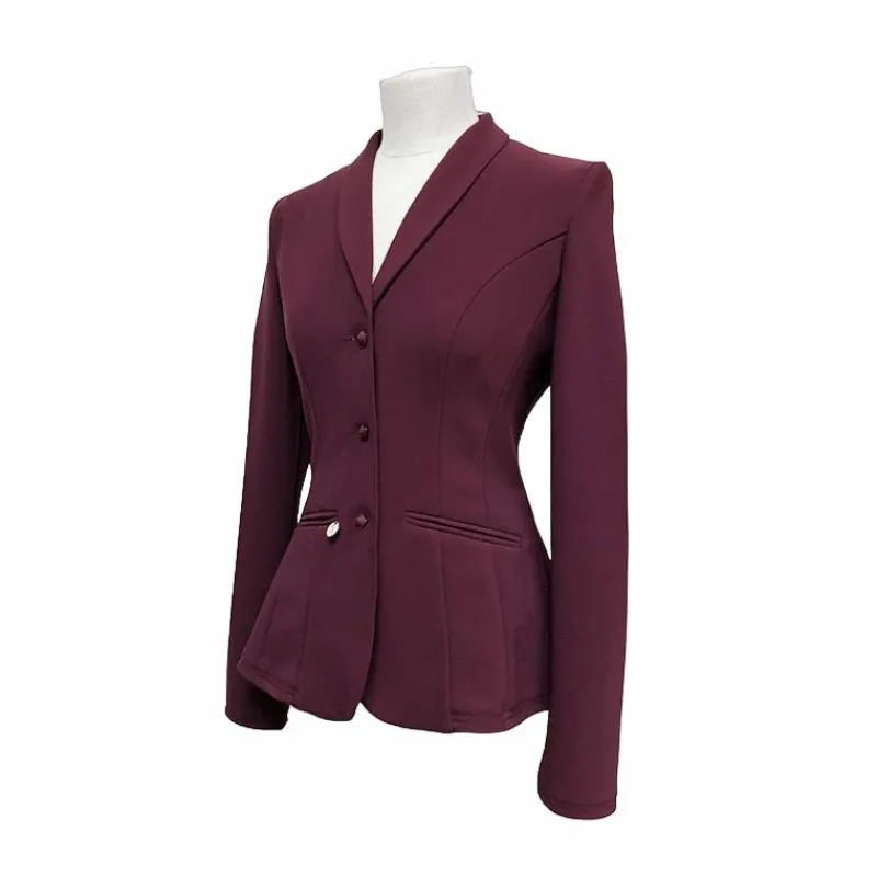 Vestes De Concours|Cso*Jump'In - Veste de concours Spa Prune