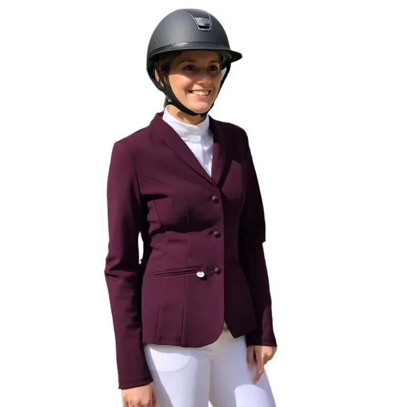 Vestes De Concours|Cso*Jump'In - Veste de concours Spa Prune