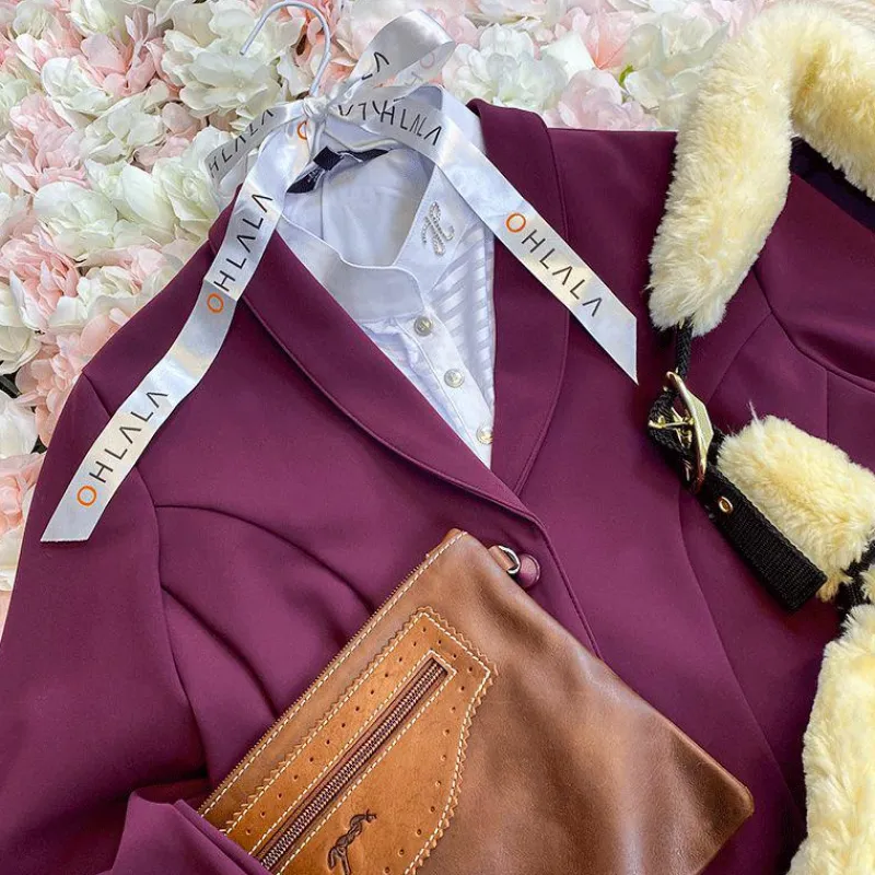 Vestes De Concours|Cso*Jump'In - Veste de concours Spa Prune