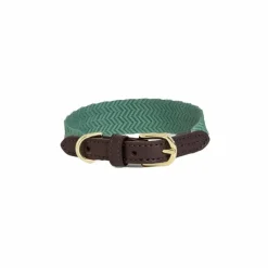 Colliers*Kentucky Dogwear - Collier pour chien Jacquard olive Vert