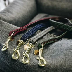 Laisses*Kentucky Dogwear - Laisse en nylon tressé Plaited Nylon 200 cm Bordeaux