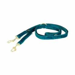 Laisses*Kentucky Dogwear - Laisse pour chien Velvet 2m émeraude Bleu
