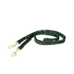 New - Laisse de chien velvet pine green 2m Laisses