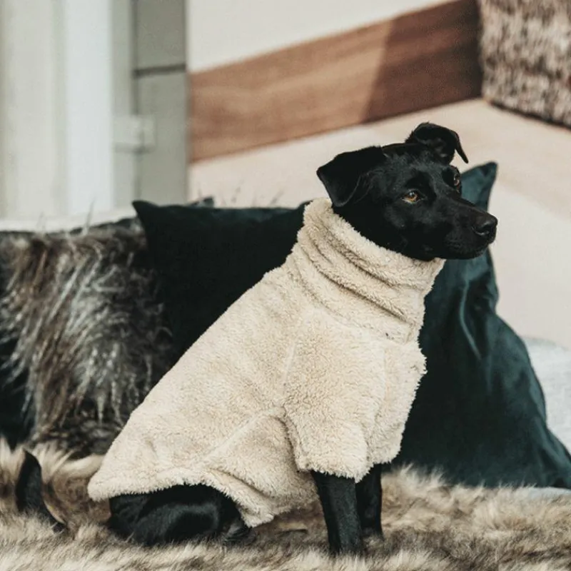 Manteaux*Kentucky Dogwear - Pull pour chien Teddy Fleece 0g Beige