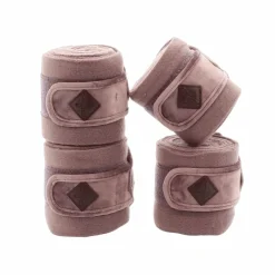 Bandes De Polo*Kentucky Horsewear - Bandes de polo Velvet parme (x4) Beige