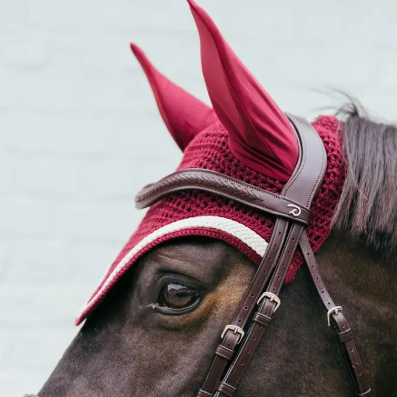 Online - Bonnet pour chevaux Wellington Plaited Cord anti-bruits Bonnets Pour Chevaux