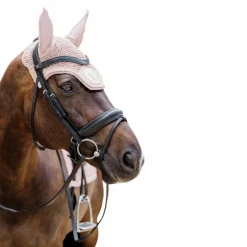 Discount - Bonnet anti-mouches Wellington 3D Logo corde vieux Bonnets Pour Chevaux