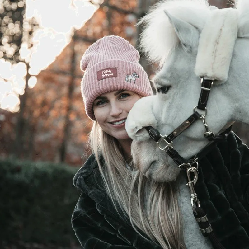 Online - Bonnet pour cavalier Sammy rose Bonnets/ Bandeaux