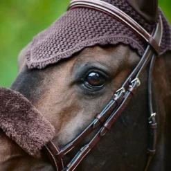Bonnets Pour Chevaux|Cso*Kentucky Horsewear - Bonnet anti-mouches Marron