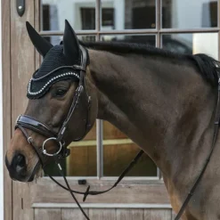 Best - Bonnet anti-mouche Wellington big stone & pearl anti-bruit Bonnets Pour Chevaux