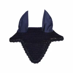 Bonnets Pour Chevaux*Kentucky Horsewear - Bonnet long Stone & Pearl Marine