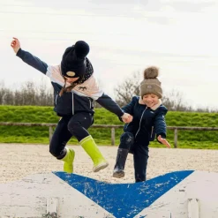 Bonnets/ Bandeaux*Kentucky Horsewear - Bonnet pompom beige