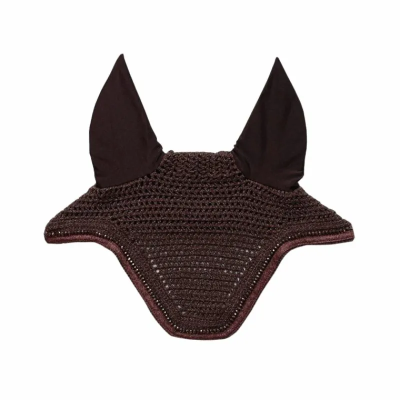 Bonnets Pour Chevaux|Cso*Kentucky Horsewear - Bonnet Glitters Marron