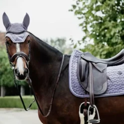 Bonnets Pour Chevaux*Kentucky Horsewear - Bonnet pour chevaux anti-bruits Wellington Velvet Violet