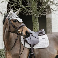 Bonnets Pour Chevaux|Cso*Kentucky Horsewear - Bonnet Wellington basic velvet Beige
