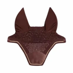 New - Bonnet pour chevaux anti-bruits Wellington Velvet light purple Bonnets Pour Chevaux