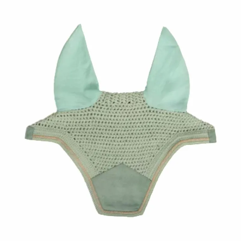 Bonnets Pour Chevaux*Kentucky Horsewear - Bonnet pour chevaux anti-bruits Wellington Velvet mint Vert