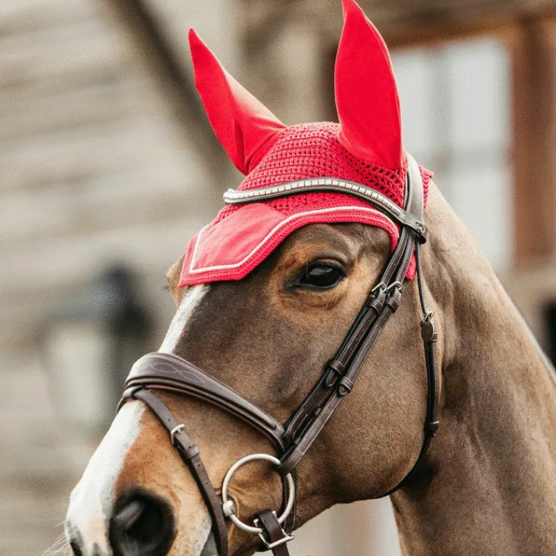 Cso|Collection "Minis" Kentucky*Kentucky Horsewear - Bonnet Wellington velvet Rouge