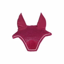 Cso|Bonnets Pour Chevaux*Kentucky Horsewear - Bonnet Wellington velvet fuchsia Rose