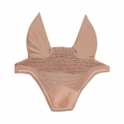 Bonnets Pour Chevaux*Kentucky Horsewear - Bonnet pour chevaux anti-bruits Wellington Basic Velvet Beige