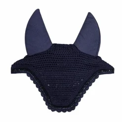 Bonnets Pour Chevaux|Cso*Kentucky Horsewear - Bonnet anti-bruit Wellington Stone & Pearl Marine