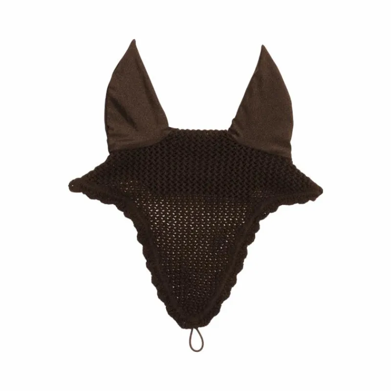 Bonnets Pour Chevaux*Kentucky Horsewear - Bonnet anti-mouches long brun Marron
