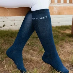 Chaussettes D'Équitation*Kentucky Horsewear - Chaussettes d'équitation Glitter x3 Marine