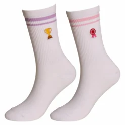 Chaussettes D'Équitation*Kentucky Horsewear - Chaussettes d'équitation Ribbon/ cup x2 Blanc