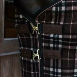 Sale - Chemise séchante Fleece Heavy carreaux brun Couvertures Et Chemises