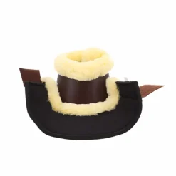 Outlet - Cloches chevaux cuir et mouton /naturel Horseball|Concours Complet D'Equitation