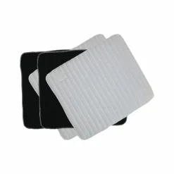 Sous-Bandes*Kentucky Horsewear - Cotons de travail pad absorb / blanc (x4) Noir