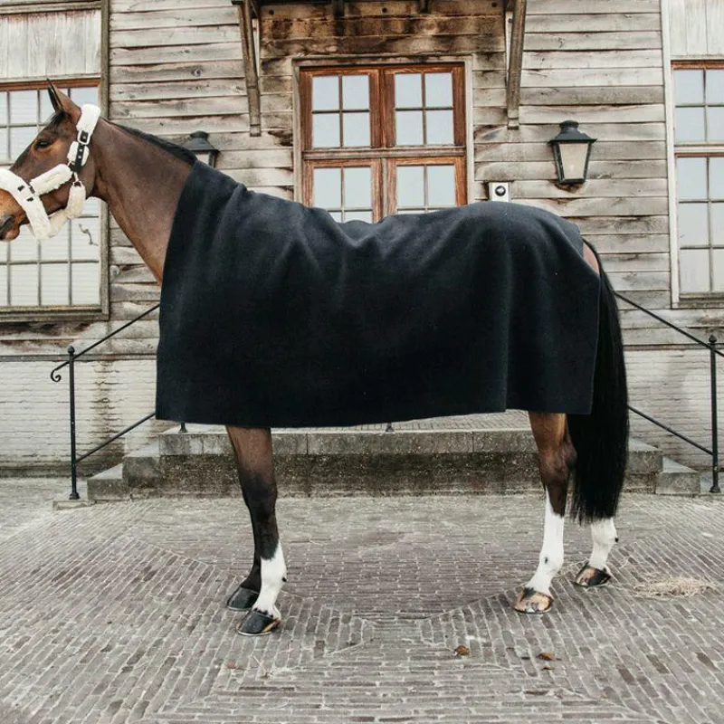 Couvertures Et Chemises*Kentucky Horsewear - Couverture Séchante carré heavy Noir