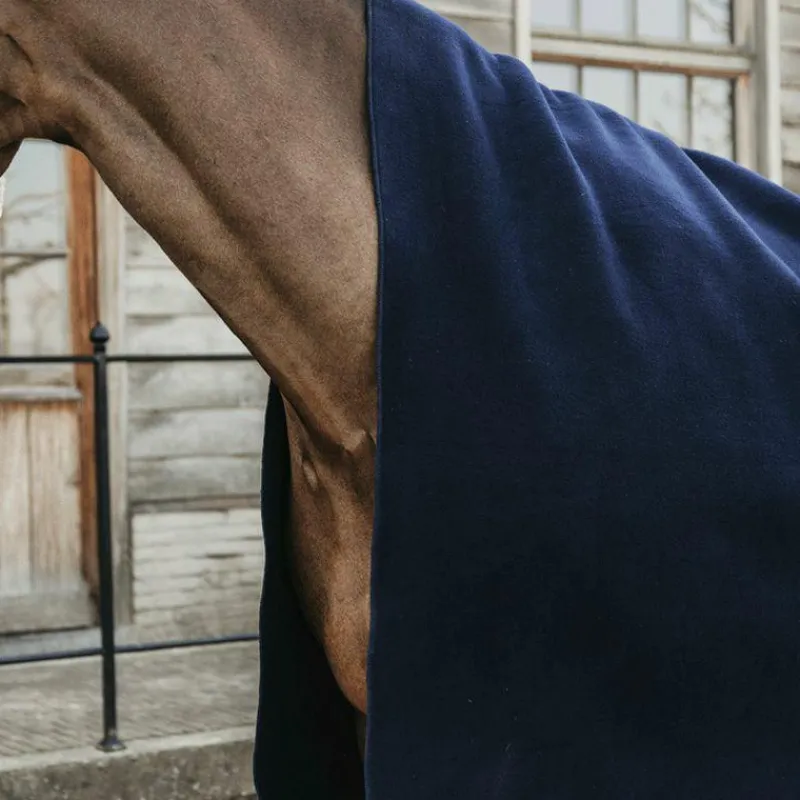 Couvertures Et Chemises*Kentucky Horsewear - Couverture Séchante carré heavy Marine