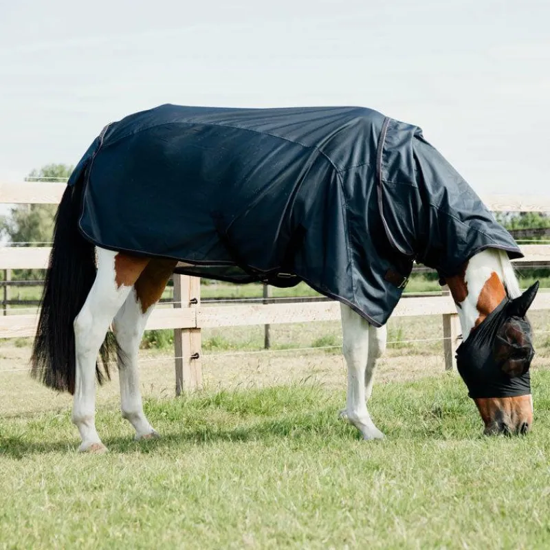 Couvertures Et Chemises*Kentucky Horsewear - Couverture combo anti-mouches et imperméable Marine