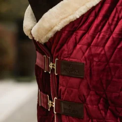 Collection "Minis" Kentucky|Couvertures Poneys*Kentucky Horsewear - Couverture de présentation velvet pour minis 160g Bordeaux