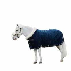 Collection "Minis" Kentucky|Couvertures Poneys*Kentucky Horsewear - Couverture de présentation velvet bleu pour minis 160g Marine
