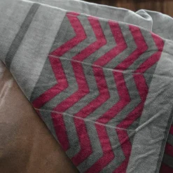 Clearance - Couverture séchante carré heavy fishbone / bordeaux 0g Couvertures Et Chemises