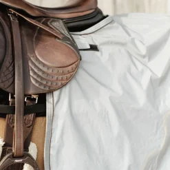 Couvre-Reins*Kentucky Horsewear - Couvre-reins carré refléchissant 160 g Gris