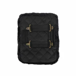 Couvertures Et Chemises*Kentucky Horsewear - Extension de poitrail matelassé mouton vegan 2 boucles Noir