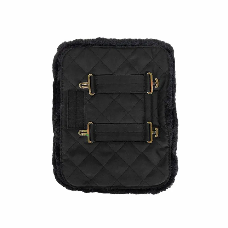 Couvertures Et Chemises*Kentucky Horsewear - Extension de poitrail matelassé mouton vegan 2 boucles Noir