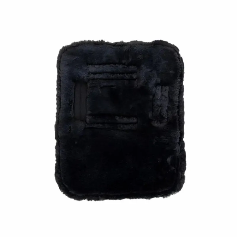 Couvertures Et Chemises*Kentucky Horsewear - Extension de poitrail matelassé mouton vegan 2 boucles Noir