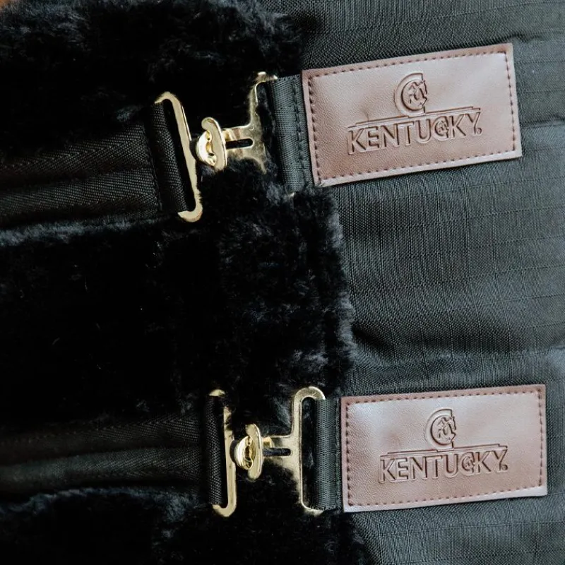 Couvertures Et Chemises*Kentucky Horsewear - Extension de poitrail mouton vegan 2 boucles Noir