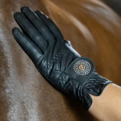Gants D'Équitation*Kentucky Horsewear - Gants d'équitation Grip Glitter Noir
