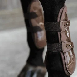 Guêtres Ouvertes*Kentucky Horsewear - Guêtres ouvertes Bamboo Elastic x2 Marron