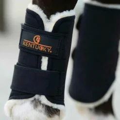 Guêtres Fermées*Kentucky Horsewear - Guêtres cheval Solimbra antérieurs x2 Noir