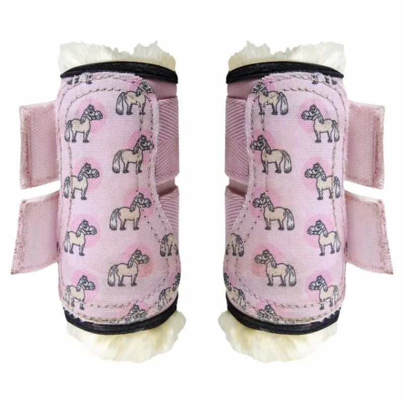 Collection "Minis" Kentucky|Guêtres Fermées*Kentucky Horsewear - Guêtres mouton antérieurs Sammy Collection vieux Rose