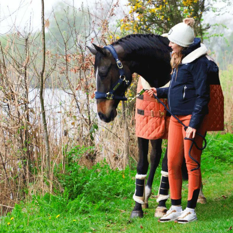 Licols En Nylon*Kentucky Horsewear - Licol Velvet Marine