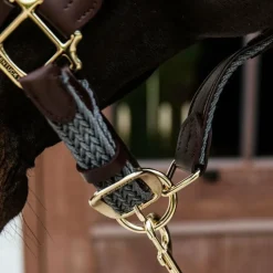 Licols En Nylon*Kentucky Horsewear - Licol cheval nylon tressé Gris